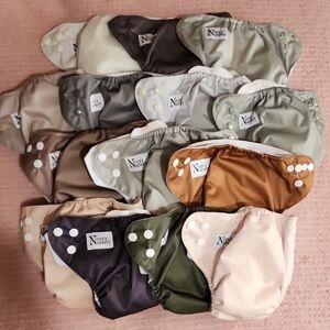 White Diaper Covers for Kids